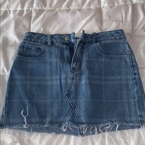 Denim skirt
